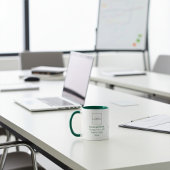 Zakelijk Bedrijf Logo Aangepaste Groene Mok