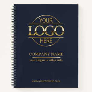 Zakelijk Bedrijf Logo Blue Promotional Notitieboek