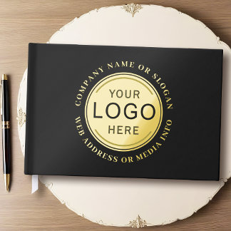 Zakelijk Bedrijf Logo Modern Merk Gastenboek