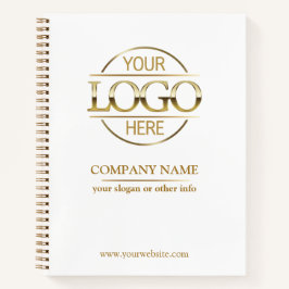 Zakelijk Bedrijf Logo Wit Promotie Notitieboek