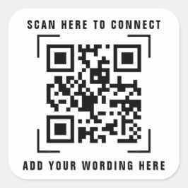 Zakelijk Bedrijf | QR Code Scan Sticker