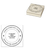 Zakelijk Bedrijfs Bedrijf Rubberstempel (Gestempeld)