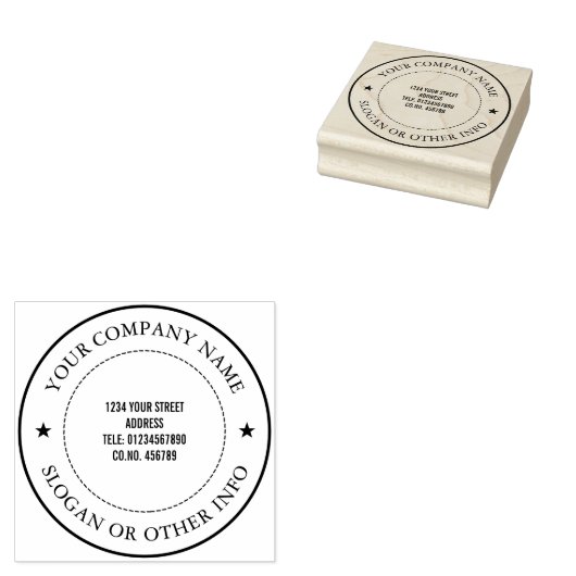 Zakelijk Bedrijfs Bedrijf Rubberstempel (Gestempeld)