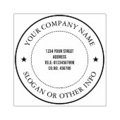 Zakelijk Bedrijfs Bedrijf Rubberstempel (Afrduk)