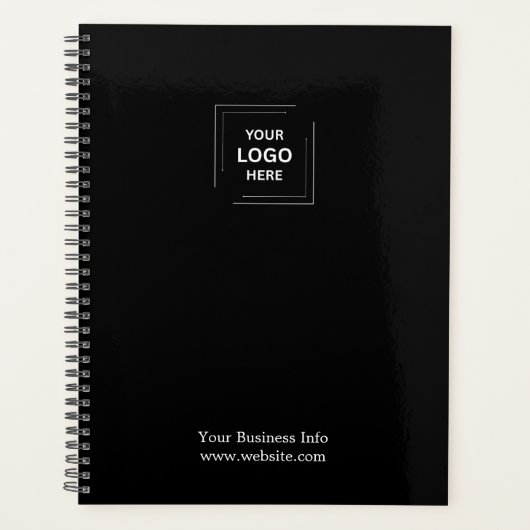 Zakelijk Bedrijfs Minimaal Aangepast Logo Planner (Voorkant)