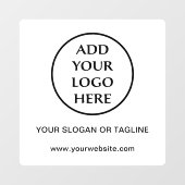 Zakelijk Bedrijfs Professioneel Eenvoudig Logo Raamsticker (Vel)