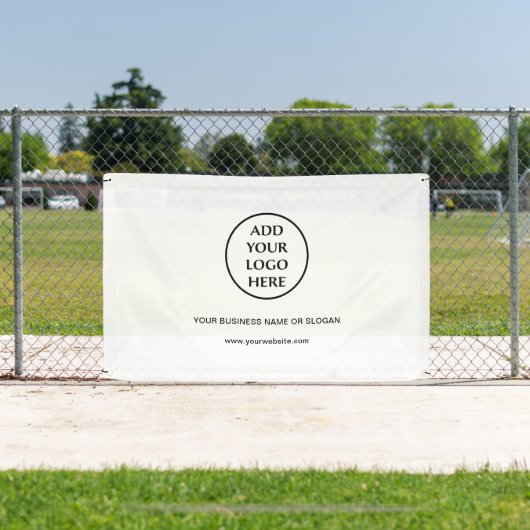 Zakelijk Bedrijfs Professioneel Eenvoudig Logo Spandoek (Insitu)