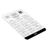 Zakelijk bedrijfslogo 2027 kalender magneet (Rechterzijde)