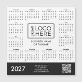 Zakelijk bedrijfslogo 2027 magnetische kalender (Voorkant)