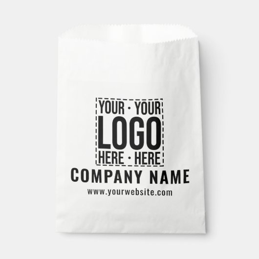 Zakelijk bedrijfslogo modern en koel bedankzakje (Voorkant)
