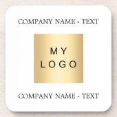 Zakelijk bedrijfslogo tekst slogan merk kleur bier onderzetter (Voorkant)