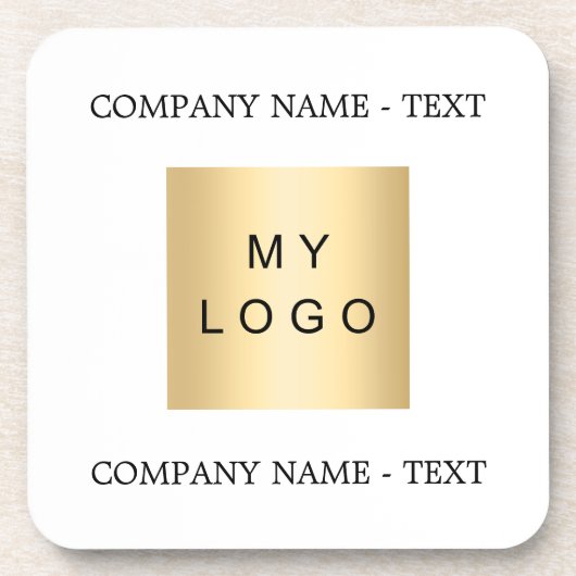 Zakelijk bedrijfslogo tekst slogan merk kleur bier onderzetter (Voorkant)