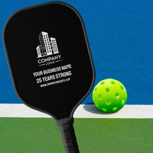 Zakelijk bedrijfslogo viert # jaar aangepast C Pickleball Paddle