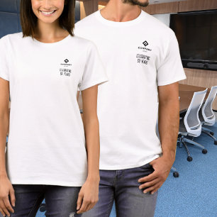 Zakelijk bedrijfslogo viert # Jaar Aangepast T-shirt