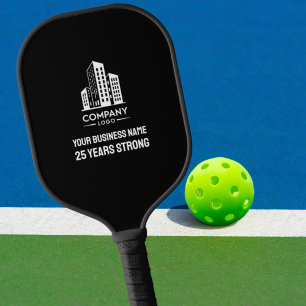 Zakelijk bedrijfslogo viert # Jaren Aangepast C Pickleball Paddle