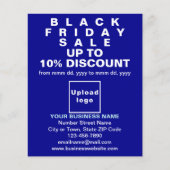 Zakelijk Black Friday Sale op Blue Flyer (Voorkant)