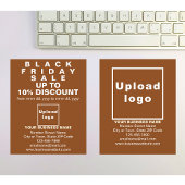 Zakelijk Black Friday Sale op Brown Flyer
