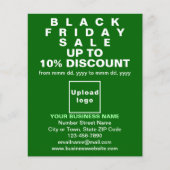 Zakelijk Black Friday Sale op Green Flyer (Voorkant)