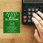 Zakelijk Black Friday Sale op Green Flyer<br><div class="desc">flyer met Black Friday Sale, uw bedrijfsnaam en andere informatie van uw bedrijf, een marketingmateriaal dat u kunt gebruiken om meer klanten aan te trekken. Pas het aan en distribueer het om meer klanten aan te trekken om uw producten of klanten te kopen om uw diensten leuk te vinden. Ontwerpkleuren...</div>
