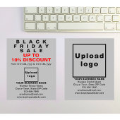 Zakelijk Black Friday Sale op Grijze Flyer