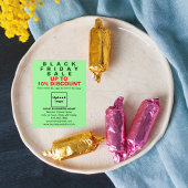 Zakelijk Black Friday Sale op Light Green Flyer