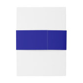 Zakelijk blauw portretformaat uitnodigingen wikkel (Achterkant Voorbeeld)