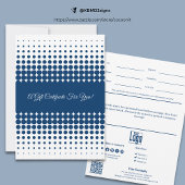 Zakelijk Blauw Wit Merk Kleur Gift Certificaat