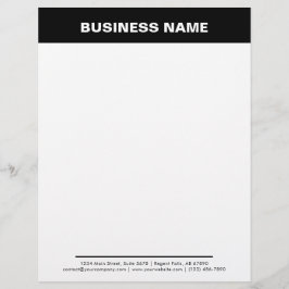 Zakelijk Branded Professioneel Promotie Briefhoofd