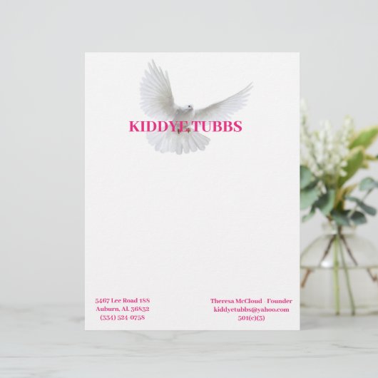 zakelijk Briefpapier (Staand voorkant)