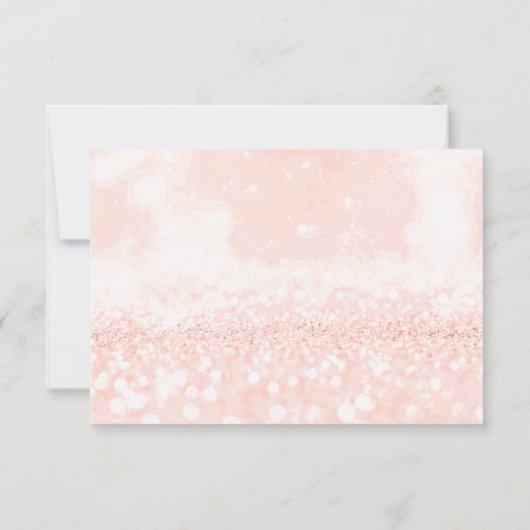 Zakelijk cadeaubon Blush Glitter (Achterkant)