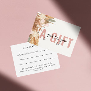 ZAKELIJK Cadeaubon BOHO TROPISCH