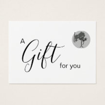 Zakelijk Cadeaubon met logo