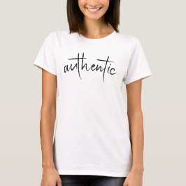 Zakelijk Casual Authentiek Citaatontwerp T-shirt