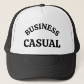 "Zakelijk Casual" - Funny Office Humor Trucker Hat Trucker Pet (Voorkant)