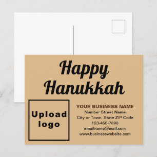 Zakelijk Chanoeka Lichtbruin Vakantie Briefkaart