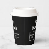 Zakelijk Chanoeka zwart papier Cup Papieren Bekers (Rechts)
