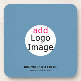 Zakelijk Chic Promo Aanpasbare Stof Blauw Bier Onderzetter