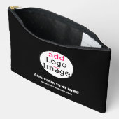 Zakelijk Chique Zwart Minimaal  Etui (Open)