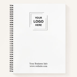 Zakelijk Corporate Branding   Uw Logo Modern Notitieboek