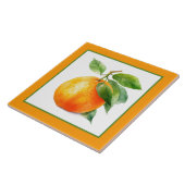Zakelijk Crafting Home Fruit sinaasappel Tegeltje (Zijkant)