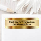 Zakelijk dank u Etiketten (Insitu)
