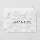 ZAKELIJK DANK U mondern minimale bestelling invoeg Bedankkaart (Voorkant)