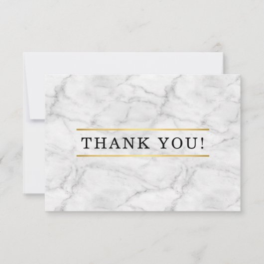 ZAKELIJK DANK U mondern minimale bestelling invoeg Bedankkaart (Voorkant)