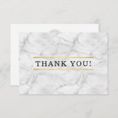 ZAKELIJK DANK U mondern minimale bestelling invoeg Bedankkaart (Voorkant / Achterkant)