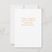 Zakelijk dank voor waterverf bloemen bedankkaart (Achterkant)