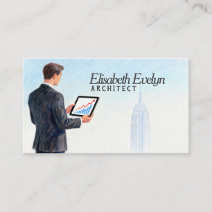 Zakelijk Directeur die Prestatiestatistieken Beoor Visitekaartje