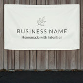 Zakelijk display Sage Green Botanical Minimalist Spandoek