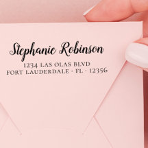 Zakelijk Elegant Modern Schrift Retouradres