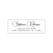 Zakelijk Elegant Modern Schrift Retouradres Zelfinktende Stempel (Design)