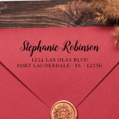 Zakelijk Ellegante Moderne Script Retouradres Zelfinktende Stempel